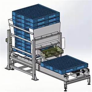 XLY-659 Automates the Pallet Handling Pallet Stacking and Destacking Machine