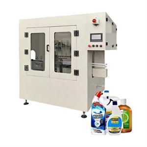 XLY-678 Single Nozzle Liquid Filling Capping Labeling Line Machine